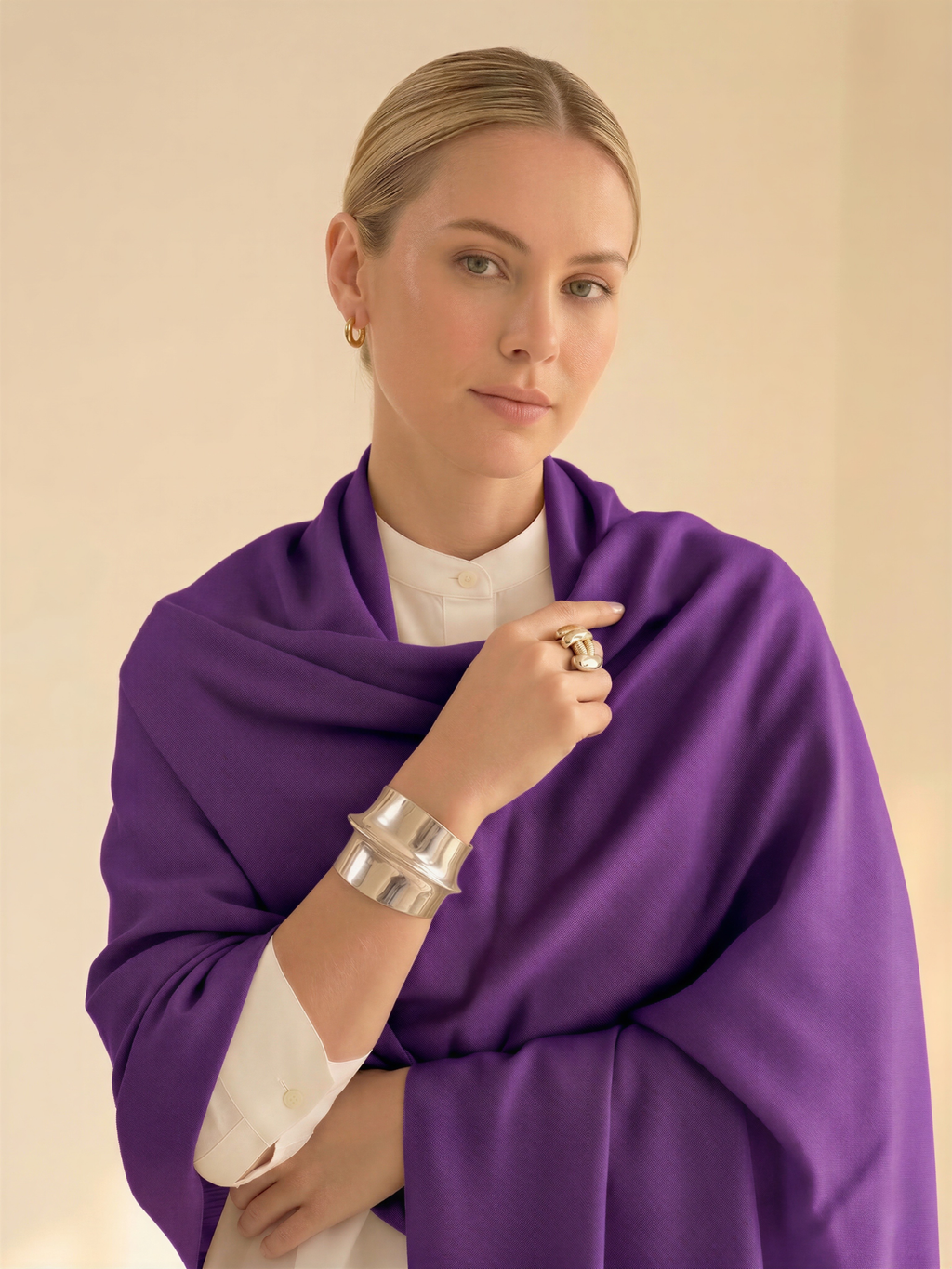 Pure Fine wool – Royal Purple