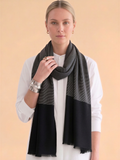Charcoal Black Cashmere Pashmina