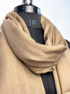 Beige Fine Woolen Stole
