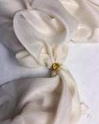 Ivory Fine wool Stole