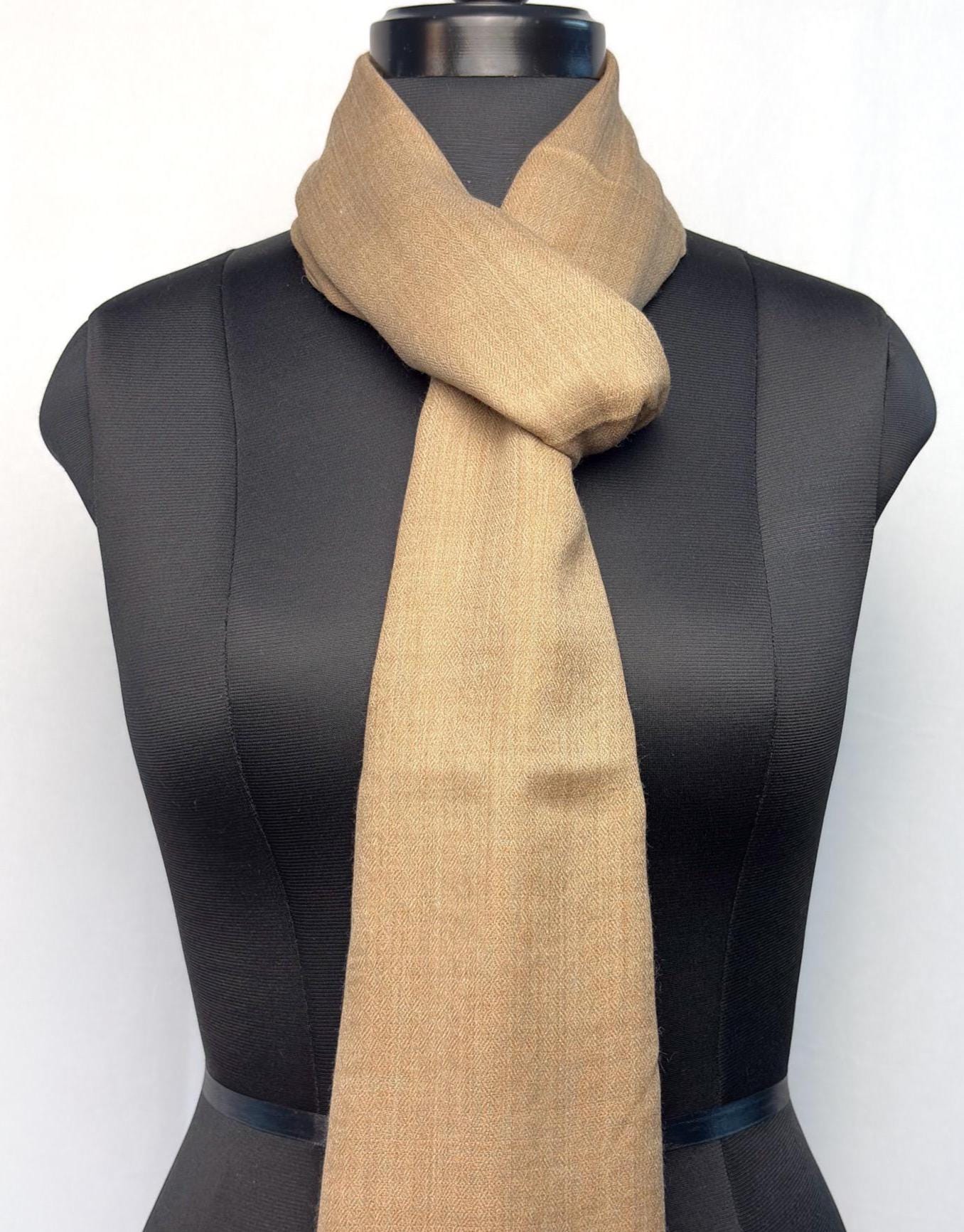 Beige Fine Woolen Stole