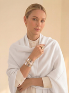 Ivory Fine wool Stole