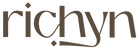 Logo of 'richyn' in brown on a white background