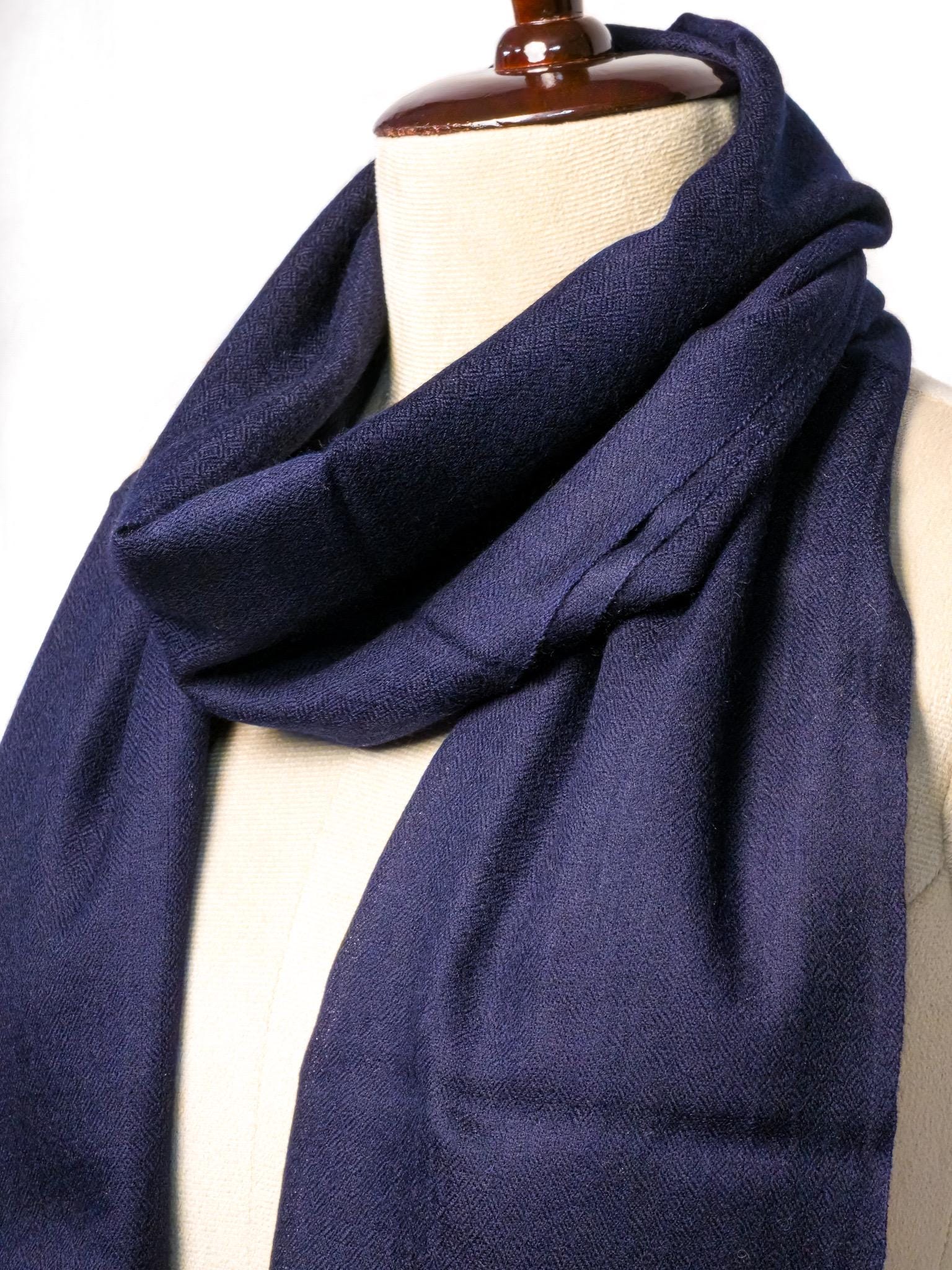 Navy Blue Fine wool